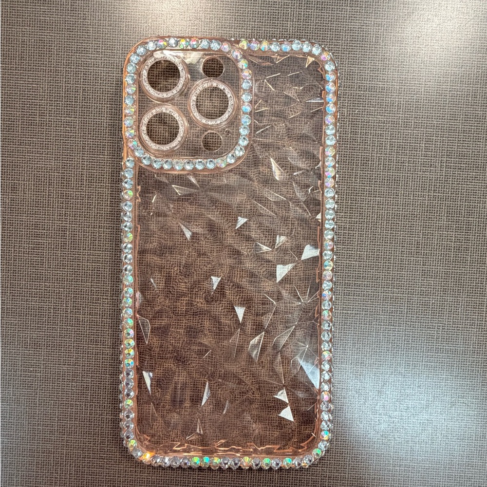Elegant Rhinestone iPhone 14 Pro Max Phone Case